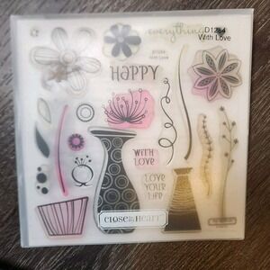 Close to My Heart D1284‎ With Love Acrylix Stamps